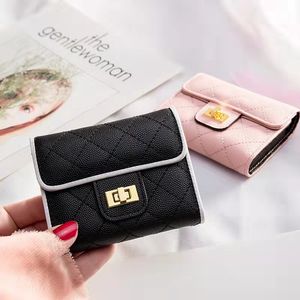 Genuine leather women designer card holders lady cowhide fashion casual zero card wallets female lock purses no203