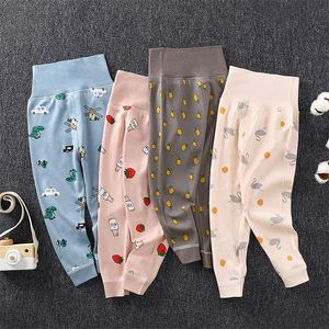 Pantaloni per bebè autunnali Pantaloni a figura intera Pantaloni a matita per bambini in cotone a vita alta Pantaloni da bambino per bambina Leggings Pantaloni casual per bambini