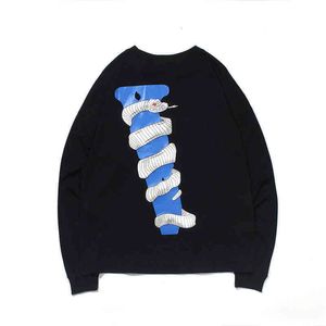 Европейская и американская модная бренда модные бренды Vlonesss Thin Sweater Мужское ядовитое змее