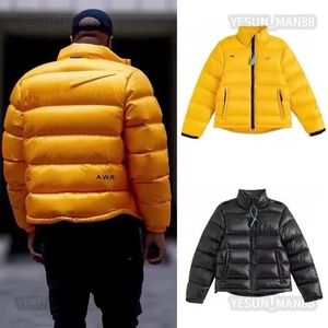 Nikis Herren Daunenjacke Herbst und Winter Damen Pufferjacken Gepolsterter Mantel Mantel Buchstabenhaken Druck Tech Fleece Oberbekleidung Kausal Parka