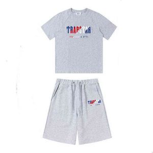 T-shirt da uomo Trapstar Tute Abbigliamento sportivo stile europeo e americano T-shirt e pantaloncini Trapstars da coppia di alta qualità Saldi diretti in fabbrica c8