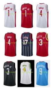 4 Jalen Green Custom Basketball Jersey Jabari Smith Jr Jersey Tari Eason Hakeem 34 Olajuwon TyTy Kevin Porter Eric Gordon Alperen Sengun Screen Print