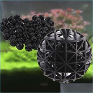 Filtreringsvärme YY 50 st 26mm Rium Bio Balls Filter Media Wetdry Material för koi Fish Tank Pond Reef Accessory Y2 HomeIndarustry DHPNQ