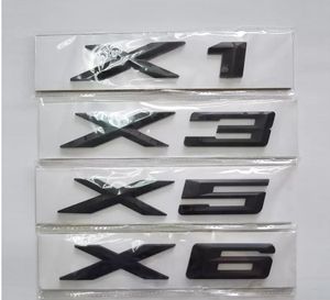 Emblem Car الخلفي شارة شارة ملصق رسالة ABS DATENTING BMW Emblem X1 X3 X5 X6 GT