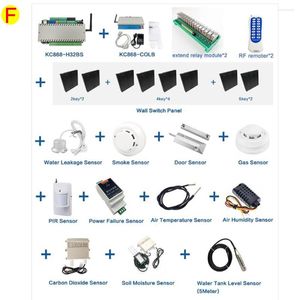 Moduli di automazione intelligente KC868-H32BS-F Bundle Ethernet Wifi RS232 RS485 Modbus RF433M HTTP MQSmart Controller Home DIY E