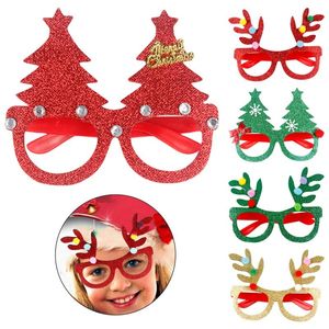 Juldekorationer Juldekoration Glasögon Barn Julgåvor Holiday Supplies Papper LED Party Creative Glasses Populära