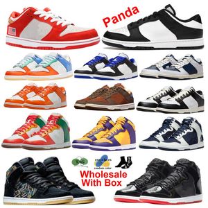 Scarpe da corsa alte basse Panda Orange Label Premium Safety Orange San Francisco Specialità sportive Teddy Bear Vintage nero con scatola Scarpe da uomo Game Royal Cartoon