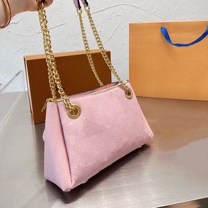 أكياس الكتف الأزياء للسيدات حقيبة الإبط سلسلة Bag Bag Girl 2022 حقائب الظهر ذات الجودة العلوية أبجدية النقش والنقش