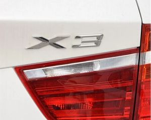 شارات السيارة ل BMW حرف Trunk Emblem Logo Sticker Sticker Styling Tail Badge