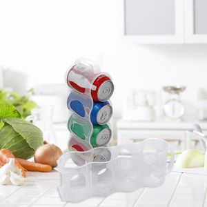 Hooks 4 Holes Beer Soda Bottle Holder Space Saving Kitchen Drink kan kylkylning Organiserare