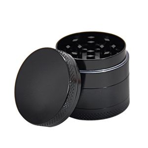 Zinklegering R￶kning Herb Grinder 40mm 3 -stycken Metalltobaksslipare med kryddf￥ngare kan anpassa vit logotyp