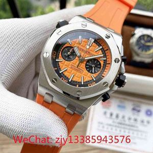 Luxury Mens Mechanical Watch Luminous Roya1 0AK Series Pig 42mm Swiss Es Brand Wristwatch