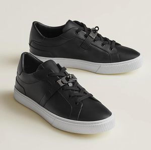 أحذية مصممة للرجال أحذية أحذية بيضاء أسود أسود منصة البلاديوم منصة Kelly Buckle Sports Comfort المدربين المشي غير الرسمي