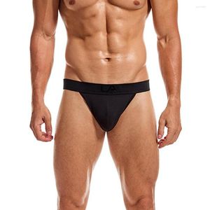 Трусики мужские трусики сексуально Jockstrap honkear Cotton Комфортные трусы спортивны двойные стринги.