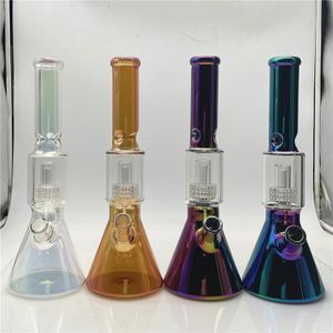 Shisha 15 -Zoll hohe Chromglasbecher mit Matrix Perc Glass Bong Shisha Wasserpfeife