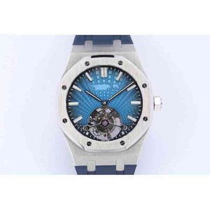 R8 Tourbillon Mens Watch Diameter 41mm Musticness مجهز بتخزين طاقة الحركة 68 ساعة مرآة زجاجية الياقوت