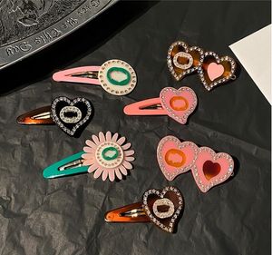 European and American multi-style letters Hair Clips & Barrettes cute sweet headwear female high quality fast delivery