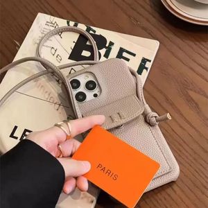 Luxurys Designers iPhone hoesjes voor iPhone Pro Max Black Case met kaart Pocket Lederen mobiele telefoonomslag