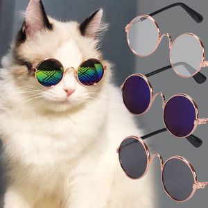 Husdjursglasögon solglasögon hiphop rolig katt hund sol mode tillbehör husdjur sol
