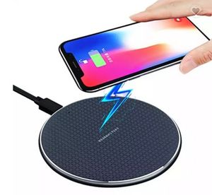 hot new 15W 10w Qi Cell Phone Chargers Wireless Pad Led Light Fast Charging Wireless Charger