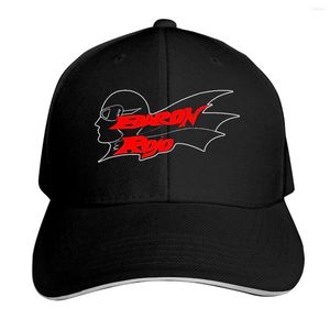 Boinas Rojo Metal Golf Sun Hat Hat Funny Graphic Men's Cap