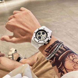 Luxury Mens Mechanical Watch Es Roya1 0ak Minority Trend Student Swiss Brand Wristwatch