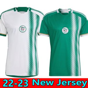 Thaise kwaliteit Algerie voetbal jersey fans thuis weg Mahrez Bounedjah Feghouli Bennacer Atal Algerije Maillot de Foot Algeria Men Kids Kit voetbalshirt