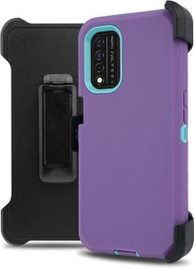 Capas de telefone celular para T-Mobile RevvL 6X Pro para OnePlus Nord N300 N200 5G com clipe de cinto anti-queda resistente à prova de choque Kickstand Defender capa protetora