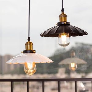 Pendant Lamps Zhaoke Light Vintage Industrial Lighting Edison Bulb Copper Lamp Holder American Aisle Lights 110/220V