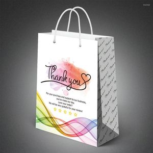 Gift Wrap 20pcs Paper Bag Bags Packing Biscuits Food Bread Cookie Nuts Snack Baking Package Takeout Eco-friendly Custom Made
