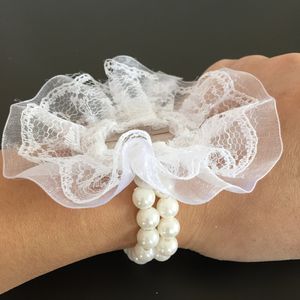 Fashion Bride Pearl Wrist Flower Charm Armband Bröllop Brudtärna Sisters Handblommor Armband Koreanska tillbehör Tillbehör