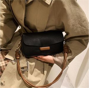 Ünlü Bayan Akşam Çantaları Tasarımcı Omuz Çantaları Lüks Tek Renkli Moda Deri Çanta Siyah yüksek kaliteli Bayan Zincir Çanta Çanta Crossbody Kılıf