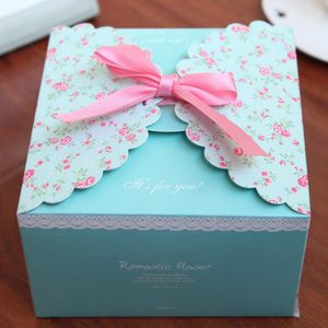 Gift Wrap Party Supplies Fashion Bow Boxes Sweet Wedding Birthday Cake Candy Box