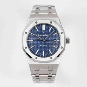 럭셔리 남성 기계식 시계 ZF 공장 왕실 15400 블랙 블루 그레이 다이얼 스위스 3120 남성용 브랜드 손목 시계