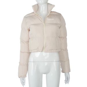 Feminino Down Parkas Jaquetas Puffy Windblusão Feminino Estilo Curto Slim Casacos Feminino Outwears Quente Casaco de Inverno Grosso Tamanho S-XL