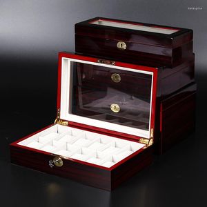 Watch Boxes Tan Yunzhiyuan Baking Paint 6/10/12Ebony GrainJewelry Collection Display Sales Packaging Box