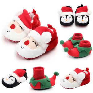 Toddler Newborn First Walkers Baby Boys Girls Crib Shoes Christmas Infant Soft Sole Super Warm Baby Shoes For Party