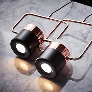 Led Modern Minimalist Bar Restaurant Pendant Lamps Multi Head Molecular Rotating Light Nordic Bedroom Sidside Metal Lights255w