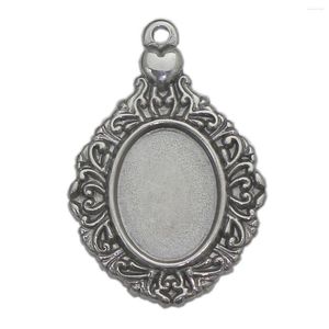 Pendant Necklaces YBjewelry Sublimation Pendants Blanks Bezel Trendy Po Memory Diy Charm For Men ID39707