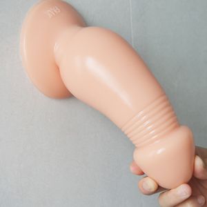 Skönhetsartiklar stor anal plugg flexibel rumpa enorm anus dilation svamp huvud tjock dildo masturbator vuxna sexiga leksaker penis fisting