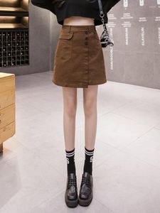 スカート2022ファッション不規則なスカート秋と冬のハイウエストハカマショーツ
