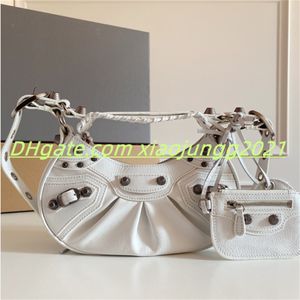 5A Top designer spalla croce borsa meccanica portafogli borse mezza luna vagabondo fibbia in pelle di coccodrillo puro borse a tracolla Totes borse di lusso da donna