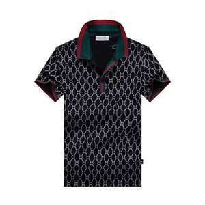 2023SS Дизайнерский бренд -бренд Polo рубашка Mens Luxury T Roomts Polos цветочная вышивка High Street Знаменитая печать Men Poloshirts#GJW70