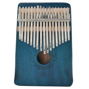 Decorative Figurines Wood Kalimba Exquisite Craftsmanship 17 Keys Finger Piano Easy Playing With Tuning Hammer For School Home Performance