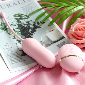 Articoli di bellezza ST10 Vibratore a pallottola Telecomando G-Spot Palla vaginale Plug anale Vibrante Love Egg Masturbatore Giocattoli sexy Per donne Adulti