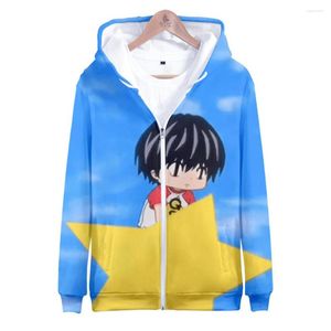 Men's Hoodies Kotaro Lives Alone Anime Zipper Unisex Fashion Zip Up Hooded Sweatshirt 3D Prints Streetwear Clothes