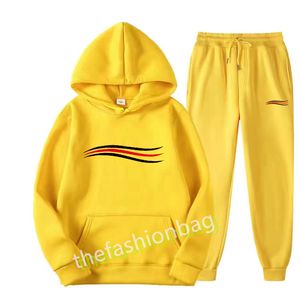 2023Men's Hoodie Set 운동복 디자이너 남성 여성 패션 스트리트 풀오버 운동복 루즈 후드 여러 가지 빛깔의 크기 S-XXXL