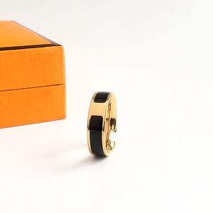 Ny högkvalitativ designer Design Titanium 6mm Ring Classic Jewelry Men and Women Par Rings0