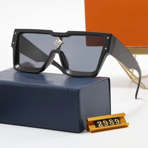 Novos óculos de sol para homens e mulheres Designer de marca Óculos de sol de luxo Envoltório Vidro de sol Piloto Revestimento Lente de espelho