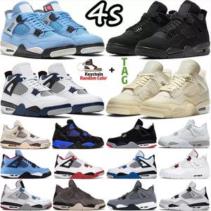 top popular 2022 Sail 4 4s Mens Basketball Shoes Sneakers Midnight Navy Violet Ore Cool Grey Patent Starfish University Blue Oreo Bred Black Cat Dark Mocha women Sports Trainers 2022